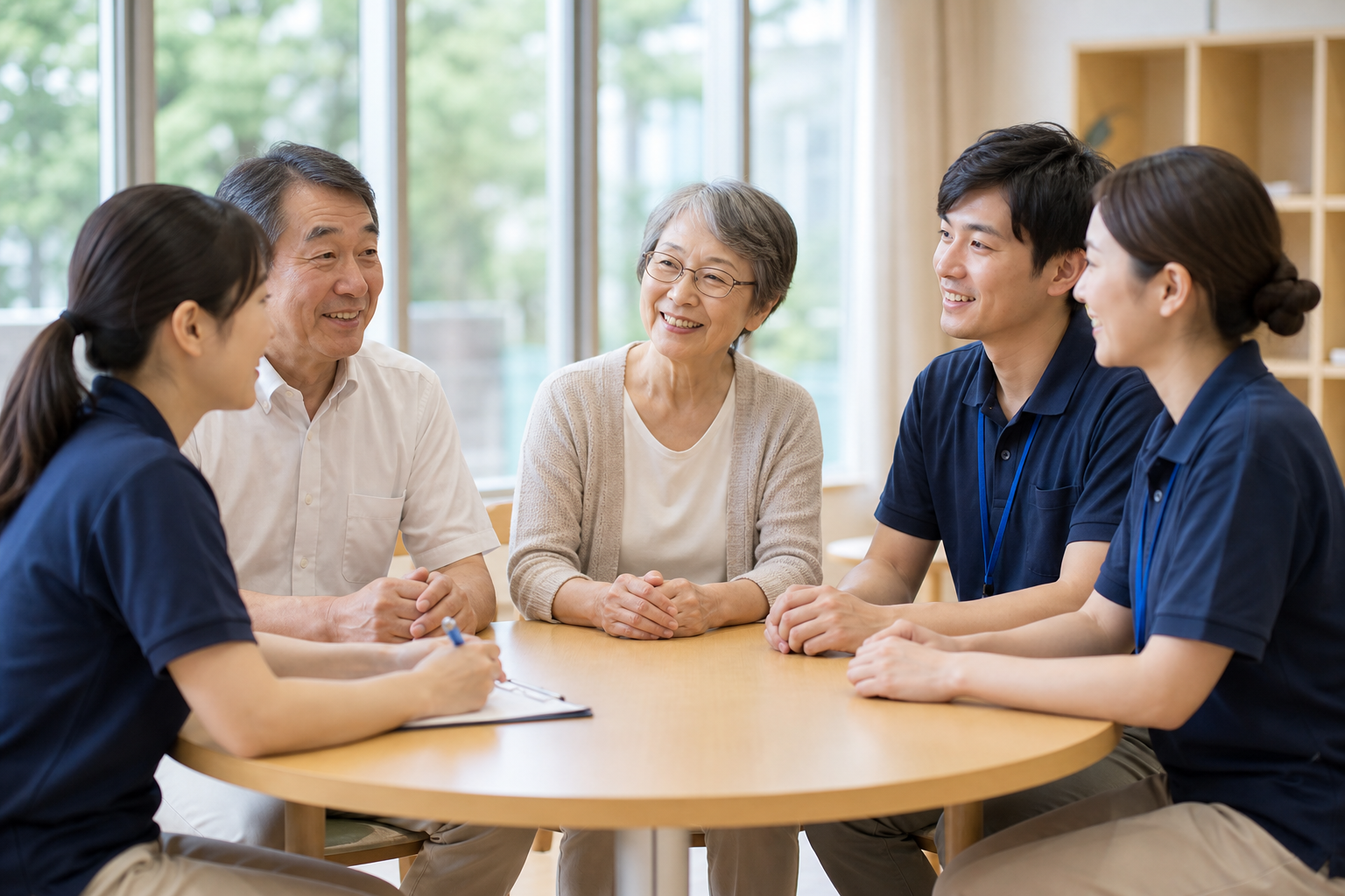 パートナー募集を考える家族の様子